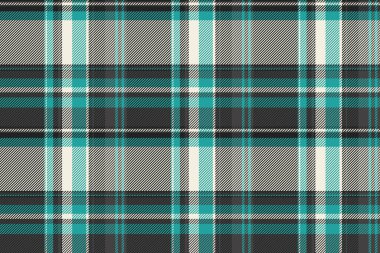 Yaşam odası ekose arka plan dokusu, panço vektör kontrol kumaşı. Siyah ve beyaz renk paletinde Kasım tartan deseni pürüzsüz tekstil.