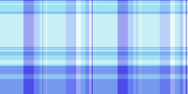 Kıvrımlı arka plan tartan deseni, kusursuz doku dokusu. Mavi ve cyan renk paletinde eşsiz vektör tekstil ekoseli denetimi.