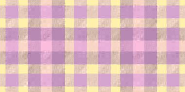 Pis ekoseli ekosesiz tartan, dikdörtgen desen vektörü. Açık ve sarı renk paletinde kumaş arka plan tekstilini kontrol et.