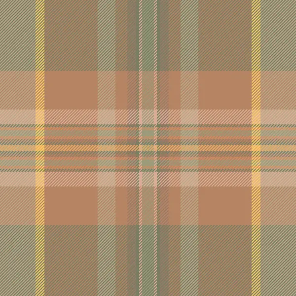 Giyim kontrolü, kusursuz doku, çizgi vektör kumaş tartan. Pastel ve turuncu renk paletinde kart tekstil arka plan ekoseli.