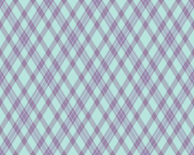 Argyle geometrik eşkenar dörtgenin kusursuz deseni. Harlequin duvar kağıdı tasarımını kontrol et. Web geçmişi için klasik elmas şekilli tekstil malzemesi, baskı kumaşı, kazak, ambalaj kağıdı, hediye kartı, davetiye.