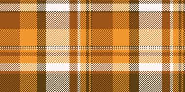 Vintage fabric vector tartan, japanese plaid texture background. Square textile check pattern seamless in orange and lavender blush color.