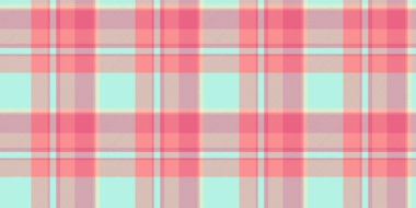 Arka plan tekstilini ve ekose kumaşı çapraz kontrol et. Atölye dikişsiz desen vektör dokusu kırmızı ve açık renk.