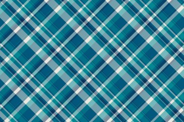 Jpg arkaplan vektör ekoseli, seksi dikişsiz kumaş ekose. Cyan ve gök mavisi renk paletinde internet tekstil deseni denetimi.