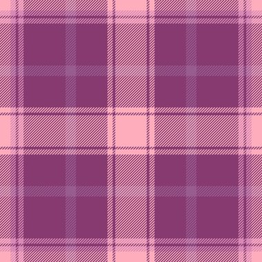 Yüzey tekstil vektörünü kontrol et, ekosesiz ekoseyi kontrol et. Pembe ve kırmızı renk paletinde basitlik desenli kumaş arkaplanı.