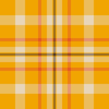 Perakende kumaş dokusu, arka vektör deseni pürüzsüz. Düğün geçmişi tartan ekoseli parlak ve kehribar renk paleti ile kontrol.