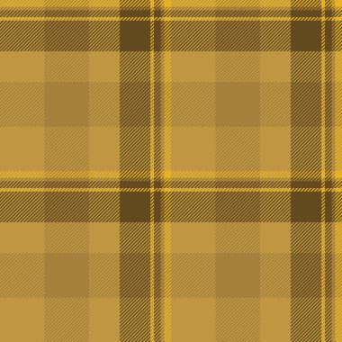 Paçavra vektör dikişsiz tartan, yerli kumaş deseni. Kehribar renk paletinde mikro doku arka plan tekstil denetimi.