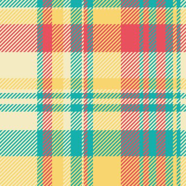 Çok pürüzsüz ekose vektör, zarif özgeçmiş kontrolü tekstili. Şapka desenli tartan kumaş ışık ve gök mavisi renk paleti.