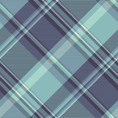 Klasik tekstil dokusu pürüzsüz, makara kontrol kumaş vektörü. Pastel ve slate gri renk paletinde romantizm ekose arkaplan deseni.