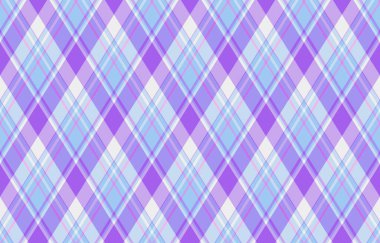 Argyle geometrik eşkenar dörtgenin kusursuz deseni. Harlequin duvar kağıdı tasarımını kontrol et. Web geçmişi için klasik elmas şekilli tekstil malzemesi, baskı kumaşı, kazak, ambalaj kağıdı, hediye kartı, davetiye.