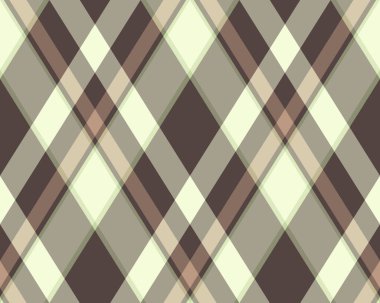 Argyle geometrik eşkenar dörtgenin kusursuz deseni. Harlequin duvar kağıdı tasarımını kontrol et. Web geçmişi için klasik elmas şekilli tekstil malzemesi, baskı kumaşı, kazak, ambalaj kağıdı, hediye kartı, davetiye.