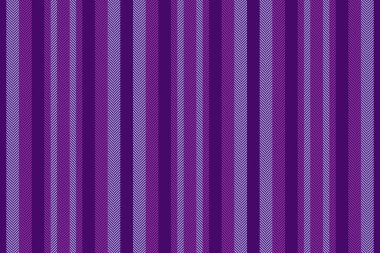 Dikey tekstil hatları, modern kumaş şeridi dokusu. Falentines gündüz vektör arkaplan deseni mor ve mor renk paletinde pürüzsüz.