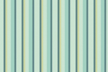 Belirsizlik tekstil dokusunu çizer, periyodik dikey vektörsüz. Alow çizgili arkaplan deseni ışık ve cyan renk paleti ile kumaştır.