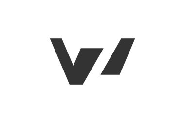 VZ yaratıcı geometrik başlangıç tabanlı modern ve minimal logo. Vz harfi modaya uygun yazı tipleri.