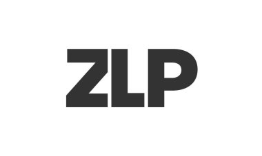 ZLP logo tasarım şablonu güçlü ve modern kalın metinlerle. Basit ve minimal tipografi içeren ilk tabanlı vektör logosu. Moda şirket kimliği.