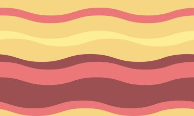 Dalgalı, parlak renklerde dalgalı çizgileri olan soyut bir arka plan, dalgalı, sıvı bir etki yaratıyor. Düz kıvrımlar ve dokulu çizgiler tasarıma zarafet, yaratıcılık ve canlılık ekler. Bu vektör dokunuşu, duvar kağıdı, tekstil veya grafik kullanımı için idealdir