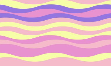 Dalgalı, parlak renklerde dalgalı çizgileri olan soyut bir arka plan, dalgalı, sıvı bir etki yaratıyor. Düz kıvrımlar ve dokulu çizgiler tasarıma zarafet, yaratıcılık ve canlılık ekler. Bu vektör dokunuşu, duvar kağıdı, tekstil veya grafik kullanımı için idealdir