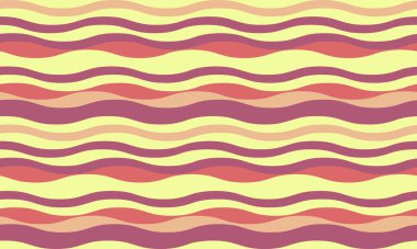 Dalgalı, parlak renklerde dalgalı çizgileri olan soyut bir arka plan, dalgalı, sıvı bir etki yaratıyor. Düz kıvrımlar ve dokulu çizgiler tasarıma zarafet, yaratıcılık ve canlılık ekler. Bu vektör dokunuşu, duvar kağıdı, tekstil veya grafik kullanımı için idealdir
