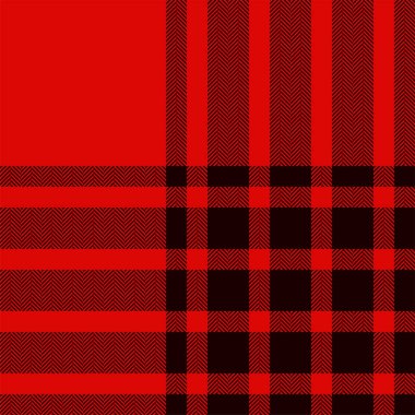 Plaid check pattern. Seamless fabric texture. Tartan textile print design. clipart