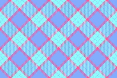 Idyllic vektör kusursuz desen, sonsuz doku tekstil ekose. Esinlenme arka plan kumaşı mavi ve mavi renk paletinde tartanı kontrol et.