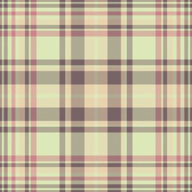 Özelleştirilmiş kumaş tekstil kontrolü, gururlu desenli tartan dikişsiz. Çizim vektör dokusu ekoseli ışık ve pastel renklerde.