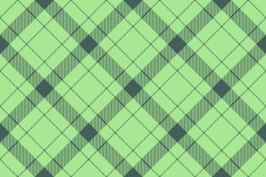Yoğun ekose kumaş tartan, örtülü kumaş desenli arka plan. Yeşil ve gök mavisi renk paletinde minimalist vektör dokusu kusursuz denetim.