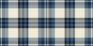 Örtülü kumaş kontrolü, mutlu noeller vektör tekstil geçmişi. Açık renk ve cyan renk paletinde ekose desensiz desen.