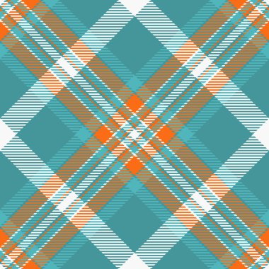Kilt dokusu arkaplan deseni, azul ekoseli ekoseli kontrol. Cyan ve beyaz renk paletinde simetri vektörü tekstil kumaş tartan.