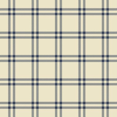 Düz ekose desenli, insan dokusu tekstil vektörü. Açık ve mavi renk paletinde dağınık arkaplan kumaşı denetimi.