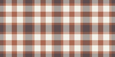 Tam vektör tekstil dokusu, mutlu noeller desenli tartan. Aydınlık ve kırmızı renk paletinde bahar pürüzsüz arka plan ekose kumaşı.