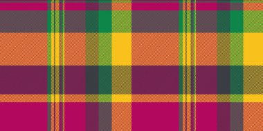 Döküntü doku arkaplan modeli, 2025 tekstil vektör ekoseli. Pembe ve kehribar rengi palet kumaşlı, pürüzsüz bir kumaş..