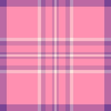 Üretim kumaşı tartan, küçük desenli arka plan pürüzsüz. Pembe ve kırmızı renk paletinde ince tekstil dokusu vektörü.