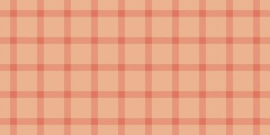 Özelleştirilmiş kumaş dokusu, köpek dişi vektör arkaplan tartanı. Arkaplan tekstil desensiz turuncu ve kırmızı renk paleti.