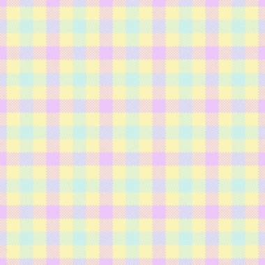 Ana desen pürüzsüz arka plan, yapım tartan kumaş ekose. Açık renk paletinde konforlu tekstil kontrol vektörü.