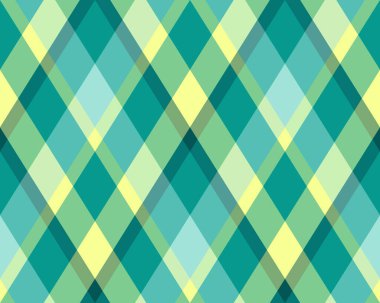 Argyle geometrik eşkenar dörtgenin kusursuz deseni. Harlequin duvar kağıdı tasarımını kontrol et. Web geçmişi için klasik elmas şekilli tekstil malzemesi, baskı kumaşı, kazak, ambalaj kağıdı, hediye kartı, davetiye.