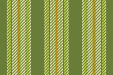 Rustom çizgileri tekstil çizgileri, site dokusu vektör arkaplanı. Kireç ve açık renk paletinde seyrek, dikey kumaş deseni.