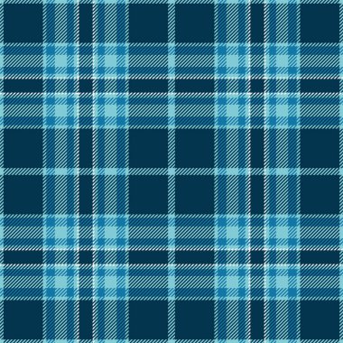 Mavi desenli ekose desenli. Kumaş dokusunu kontrol et. Vektör tekstil baskı tasarımı.