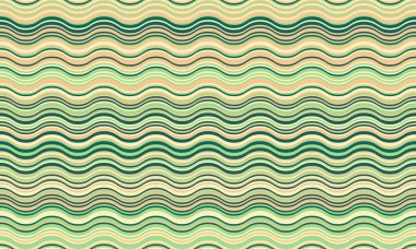 Dalgalı, parlak renklerde dalgalı çizgileri olan soyut bir arka plan, dalgalı, sıvı bir etki yaratıyor. Düz kıvrımlar ve dokulu çizgiler tasarıma zarafet, yaratıcılık ve canlılık ekler. Bu vektör dokunuşu, duvar kağıdı, tekstil veya grafik kullanımı için idealdir