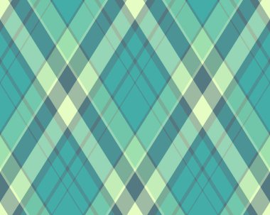 Argyle geometrik eşkenar dörtgenin kusursuz deseni. Harlequin duvar kağıdı tasarımını kontrol et. Web geçmişi için klasik elmas şekilli tekstil malzemesi, baskı kumaşı, kazak, ambalaj kağıdı, hediye kartı, davetiye.