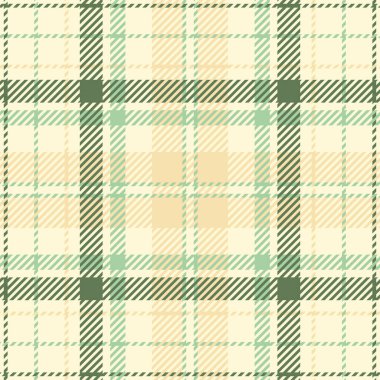 Sınır dokusu tartan tekstil, okul vektör geçmişine geri dönüş. Açık altın sarısı ve buğday rengi palette, kusursuz desenli kumaş ekosesi..