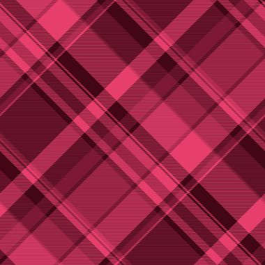 Krallık tartan geçmişini, paskalya kumaşlarını kontrol ediyor. Kırmızı ve koyu renk paletinde elmassız ekose desen vektörü.