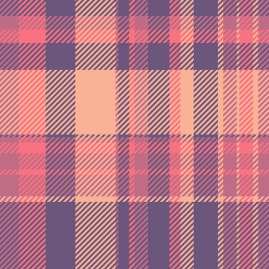 Vogue desenli ekose kumaş, hippi araştırması kusursuz geçmiş. Kırmızı ve menekşe renk paletinde turuncu kumaş deseni taşıyacak.