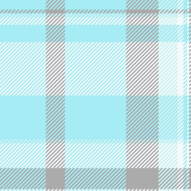 Renkli tartan vektörü pürüzsüz, ekose ekose kumaşlı. Aralık deseni arkaplan desen kumaşı cyan ve beyaz renk paleti ile.