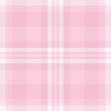 Derin doku tartan vektörü, fabrika tekstil kumaş ekose. Bandananın pürüzsüz arkaplan kontrol deseni açık ve beyaz renk paletinde.