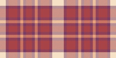 1960 'lar ekose kumaşı, kumaş tekstil vektörünü kontrol eder. Diwali desen arka plan deseni ekoseli kırmızı ve pembe renk paleti.