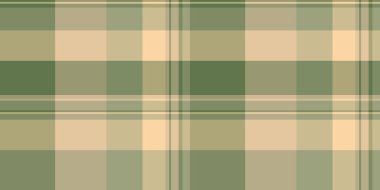 Arka plan modeli vektörü, pürüzsüz tekstil kontrolü. Pastel kumaş ekose desenli ve sarı renk paleti..