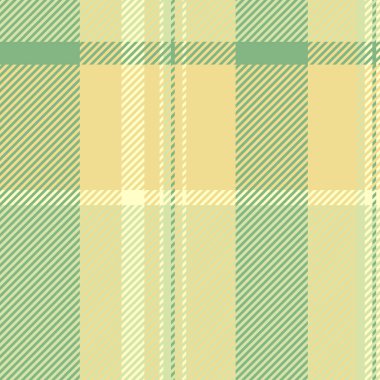 Çapraz ekose kumaş, yemek odası dikişsiz kumaş kontrolü. Açık ve sarı renk paletinde çizgili tartan arkaplan desen vektörü.
