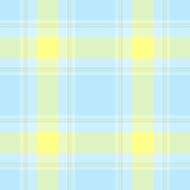 Carnival plaid pattern tartan, couch check vector background. Customized fabric textile texture seamless in light and yellow colors palette. clipart