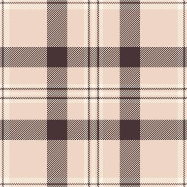 Britanya tartan tekstil vektörü, gömlek desenli ekose kontrol. İpeksi dikişsiz arka plan kumaşı açık ve koyu renk paletinde.