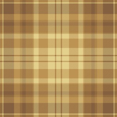Sahne kumaşı tartan kontrolü, madras arkaplan deseni. Glamour vektör tekstil dokusu turuncu ve kehribar renk paletinde pürüzsüz.
